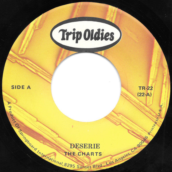 The Charts / Jackie And The Starlites : Deserie / Valerie (7", Single, RE)