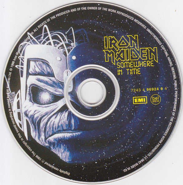Iron Maiden : Somewhere In Time (CD, Album, Enh, RE, RM, RP)