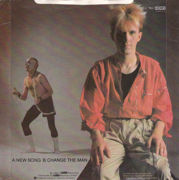 Howard Jones : New Song (7", Single, Sol)