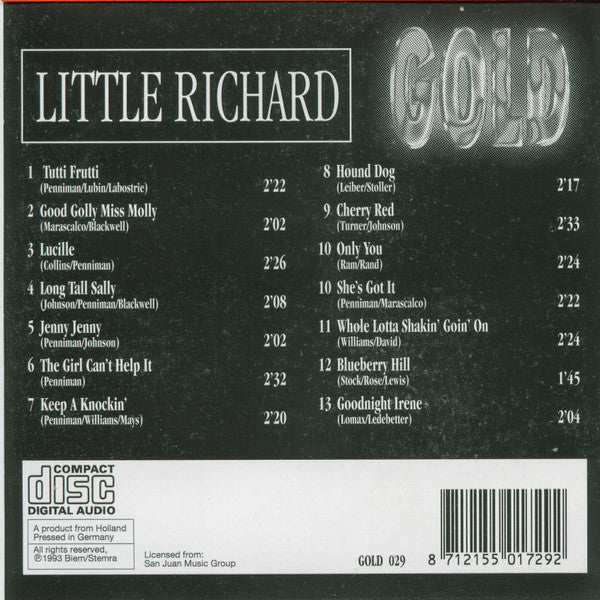 Little Richard : Gold (CD, Comp)