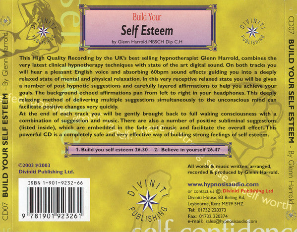 Glenn Harrold : Build Your Self Esteem (CD)