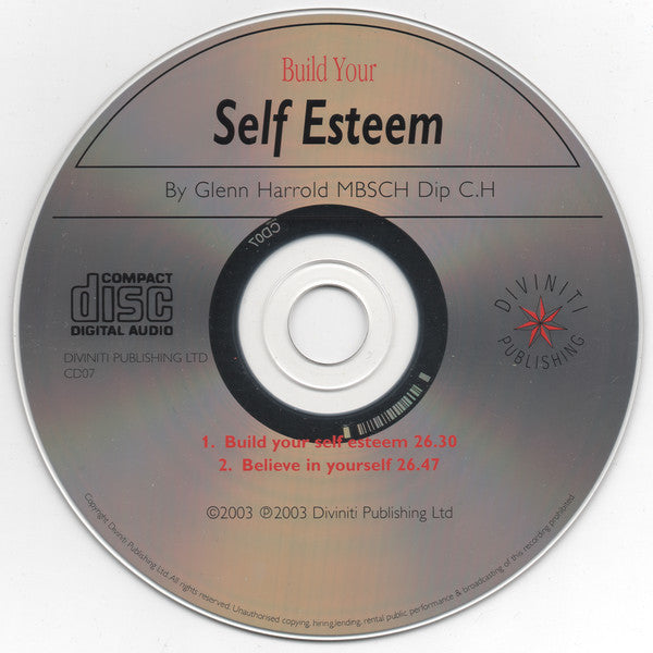 Glenn Harrold : Build Your Self Esteem (CD)