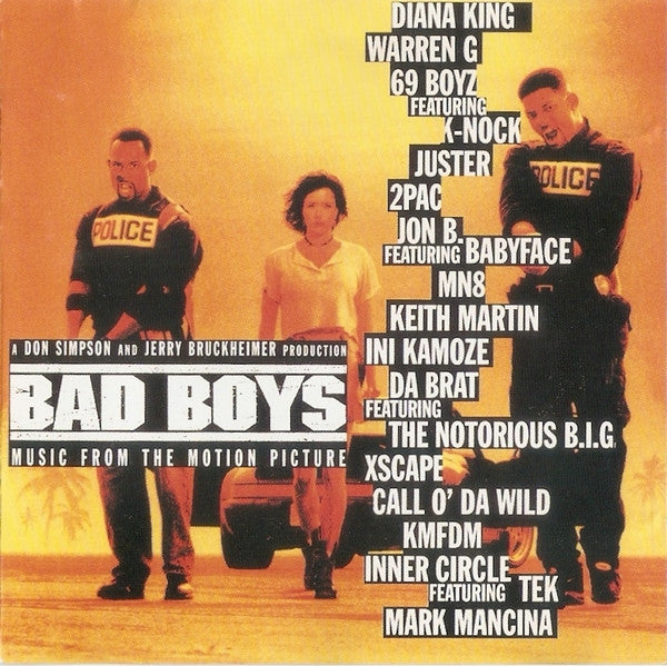 Various : Bad Boys (Music From The Motion Picture) (CD, Comp, Unofficial)