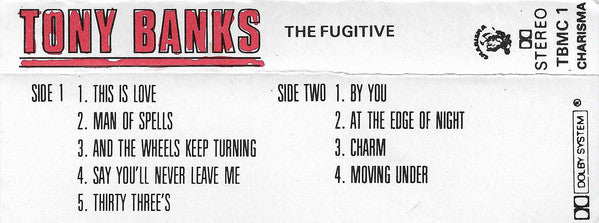 Tony Banks : The Fugitive (Cass, Album)