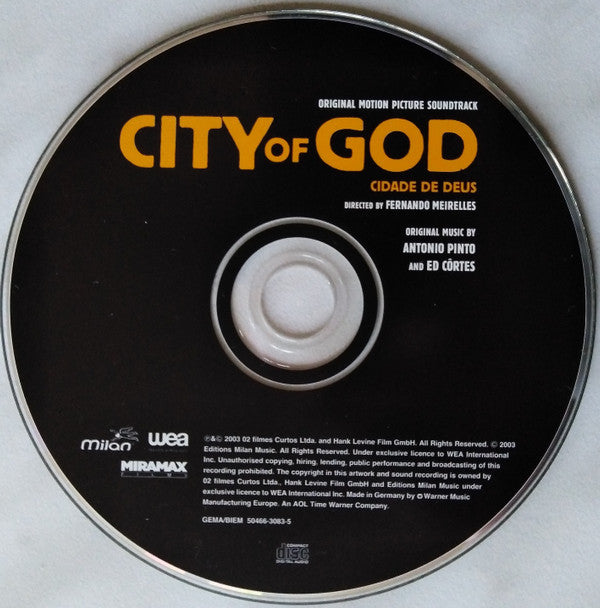 Antonio Pinto & Ed Côrtes : City Of God (Original Motion Picture Soundtrack) (CD, Album)