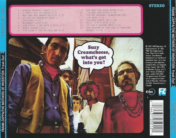 Frank Zappa / The Mothers Of Invention* : Freak Out! (CD, Album, RE, RM)