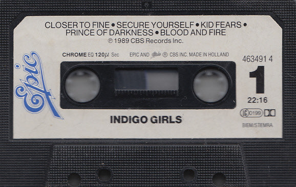 Indigo Girls : Indigo Girls (Cass, Album, Dol)