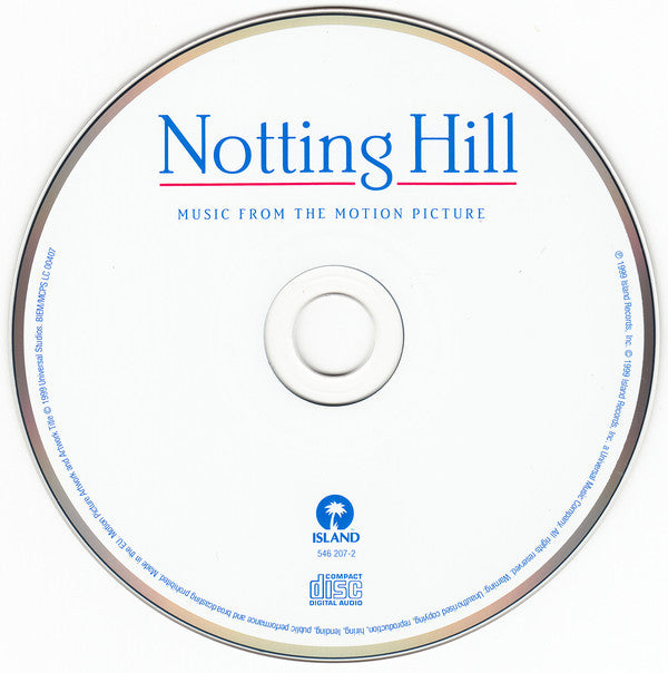 Various : Notting Hill (Music From The Motion Picture) (CD, Comp)