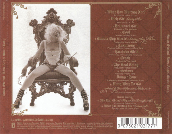 Gwen Stefani : Love.Angel.Music.Baby. (CD, Album)