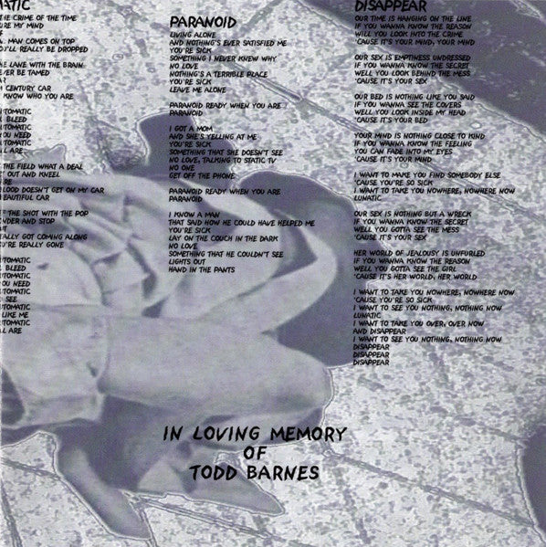 T.S.O.L. : Disappear (CD, Album)