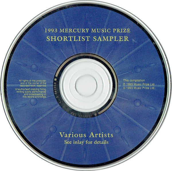 Various : 1993 Mercury Music Prize Shortlist Sampler (CD, Ltd, Promo, Smplr)