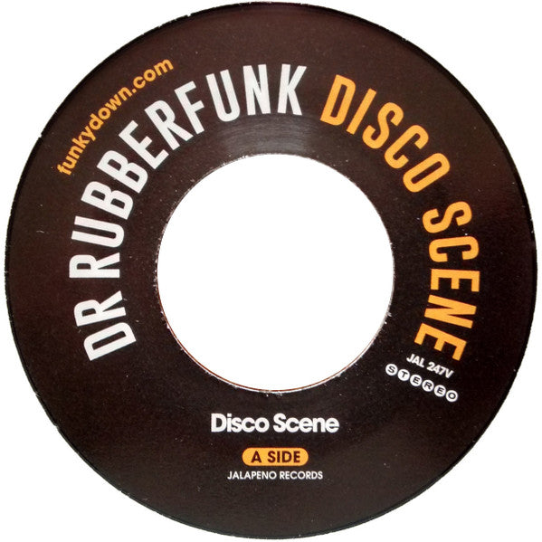 Dr. Rubberfunk : Disco Scene (7", Single, Ltd, RE)