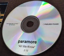 Paramore : All We Know (CDr, Single, Promo)