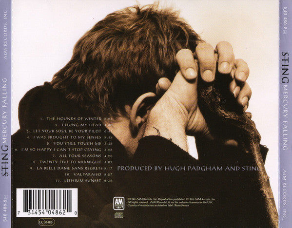 Sting : Mercury Falling (CD, Album, Lav)