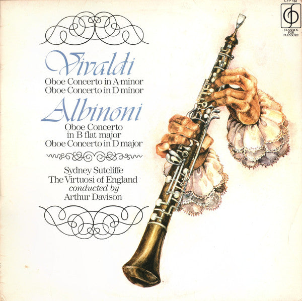 Antonio Vivaldi / Tomaso Albinoni - Sidney Sutcliffe, The Virtuosi Of England Conducted By Arthur Davison : Oboe Concertos (LP, RP)