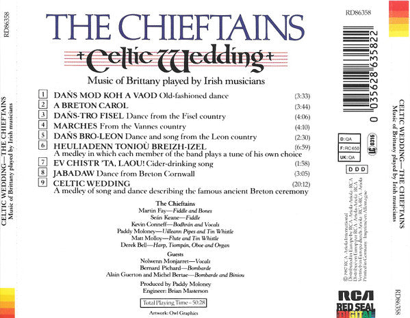 The Chieftains : Celtic Wedding (CD, Album)