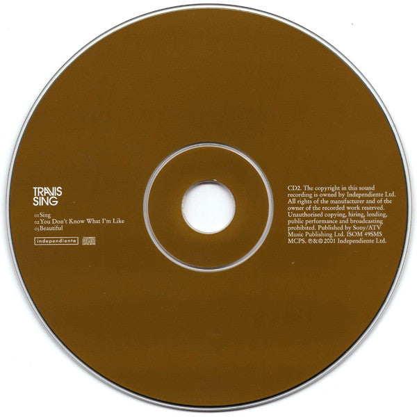 Travis : Sing (CD, Single, CD2)