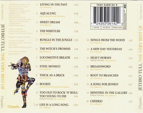 Jethro Tull : The Very Best Of (CD, Comp)