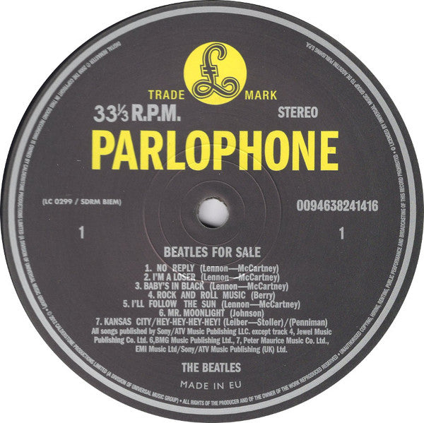 The Beatles : Beatles For Sale (LP, Album, RE, Gat)