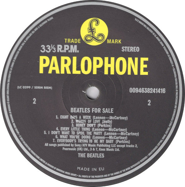 The Beatles : Beatles For Sale (LP, Album, RE, Gat)