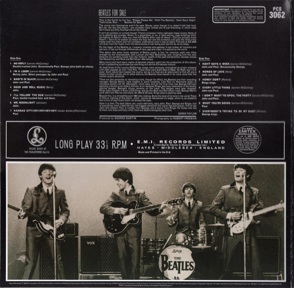 The Beatles : Beatles For Sale (LP, Album, RE, Gat)