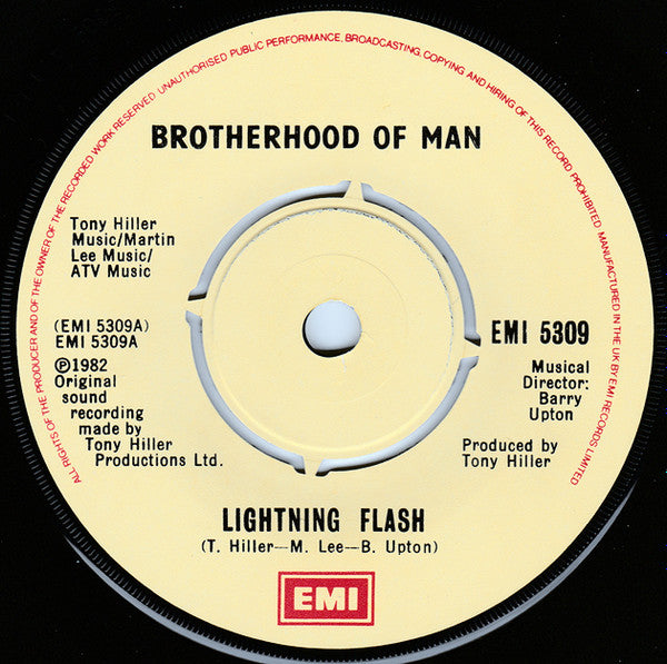 Brotherhood Of Man : Lightning Flash (7", Single, 4-P)