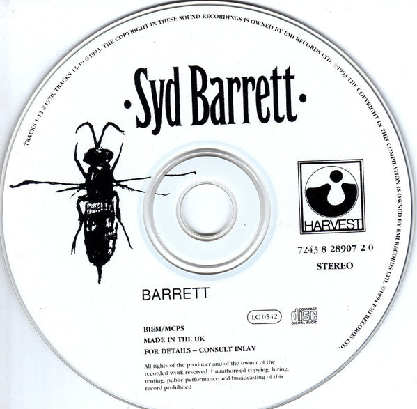 Syd Barrett : Barrett (CD, Album, RE)