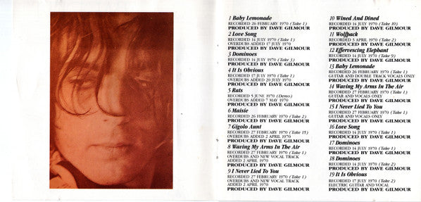 Syd Barrett : Barrett (CD, Album, RE)