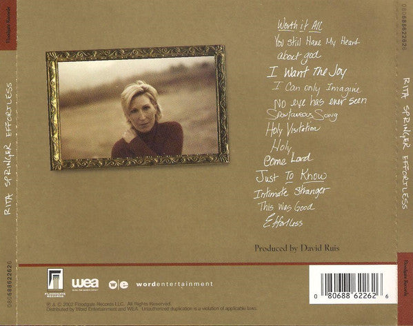 Rita Springer : Effortless (CD, Album)