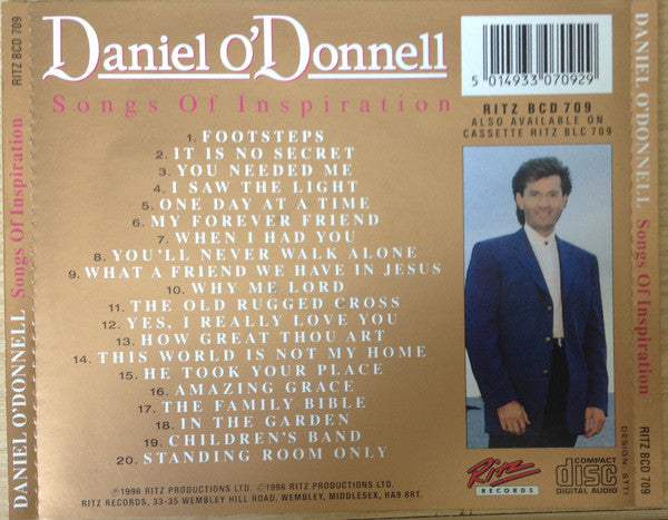 Daniel O'Donnell : Songs Of Inspiration (CD, Album)