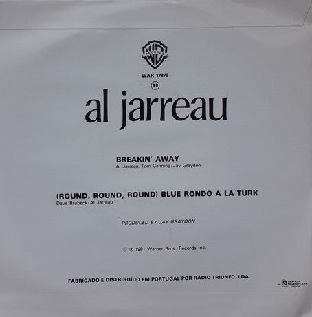 Al Jarreau : Breakin' Away (7", Single)