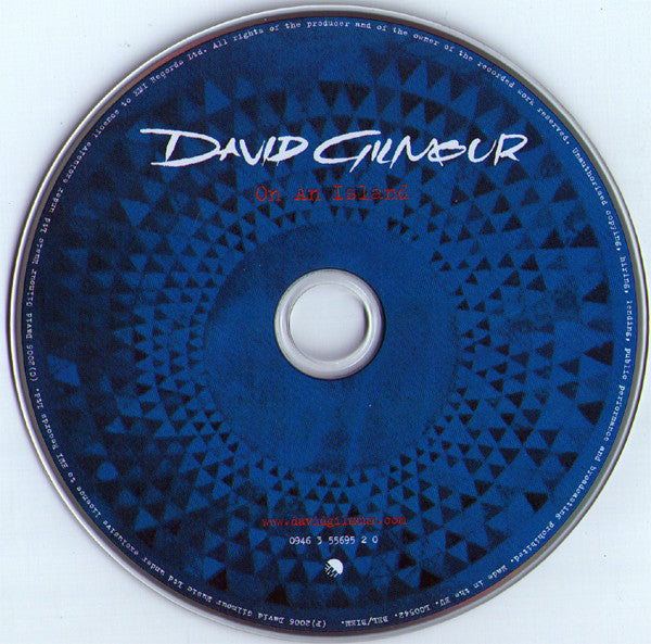 David Gilmour : On An Island (CD, Album, Dig)