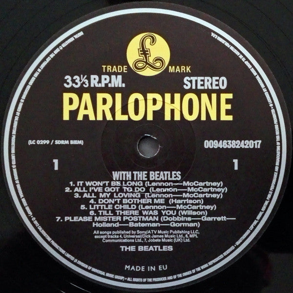 The Beatles : With The Beatles (LP, Album, RE, RM, 180)