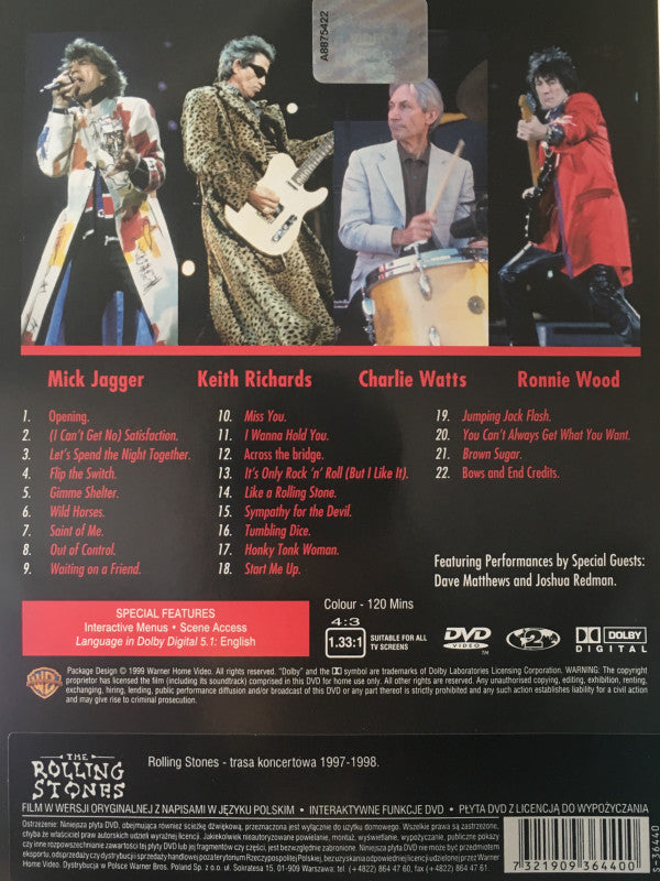 The Rolling Stones : Bridges To Babylon Tour '97 - 98 (DVD-V)