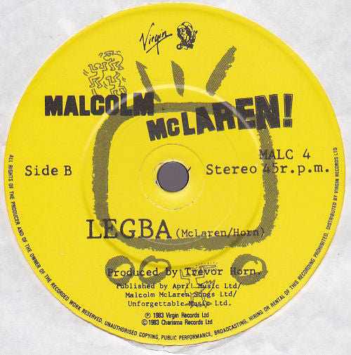 Malcolm McLaren : Duck For The Oyster (7", Single)