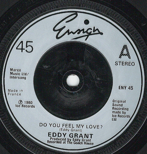 Eddy Grant : Do You Feel My Love (7", Single, Sil)