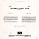 Phil Collins : You Can't Hurry Love (7", Single)