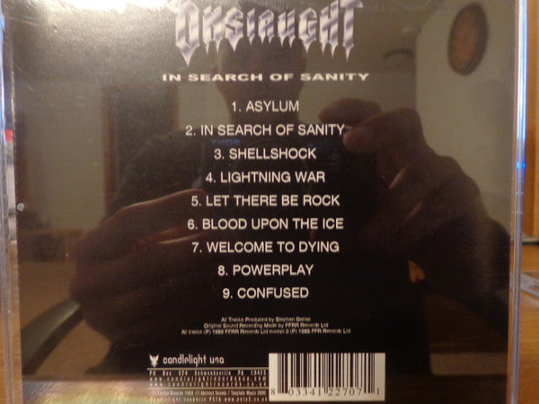 Onslaught (2) : In Search Of Sanity (CD, Album, RE)