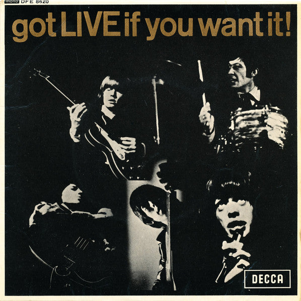 The Rolling Stones : Got Live If You Want It! (7", EP, Mono)
