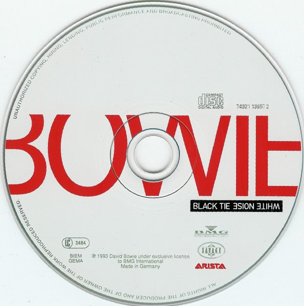 David Bowie : Black Tie White Noise (CD, Album)