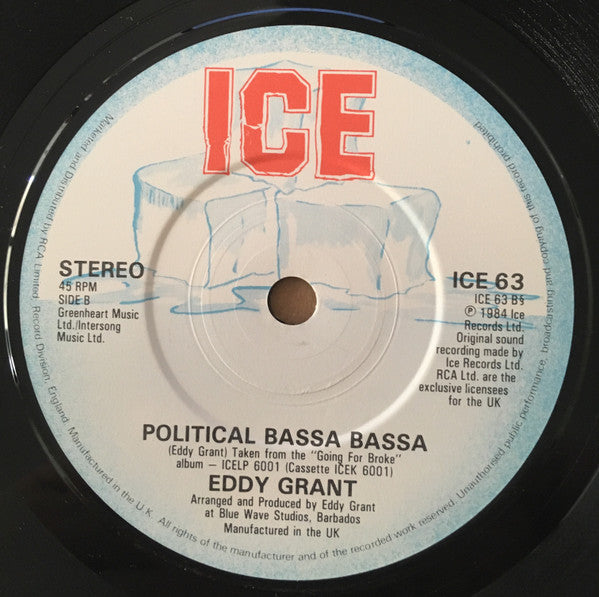 Eddy Grant : Baby Come Back (7", Single)