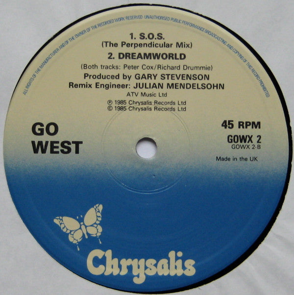 Go West : Goodbye Girl (12", Gat)