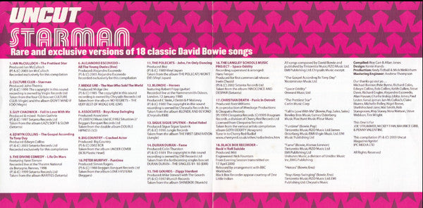 Various : Starman (CD, Comp)