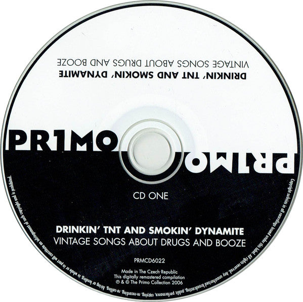 Various : Drinkin' TNT And Smokin' Dynamite (Vintage Songs About Drugs And Booze) (2xCD, Comp, RM, RP)