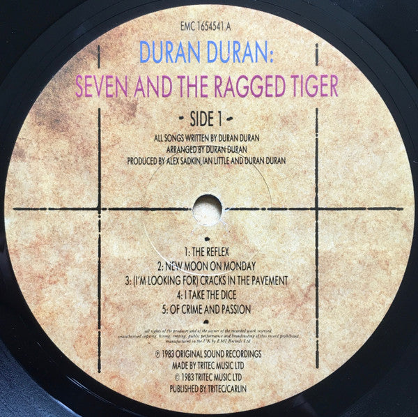 Duran Duran : Seven And The Ragged Tiger (LP, Album)