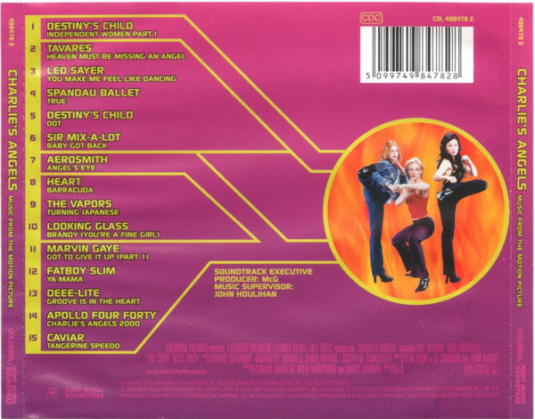 Various : Charlie's Angels (Music From The Motion Picture) (CD, Comp)