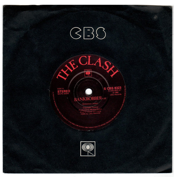 The Clash : Bankrobber (7", Single, RP)
