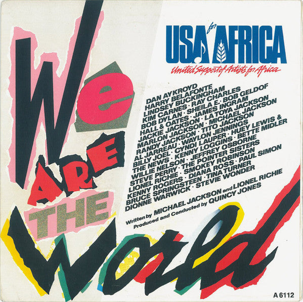 USA For Africa : We Are The World (7", Single)