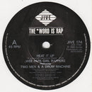 The Wee Papa Girl Rappers* Featuring Two Men And A Drum Machine : Heat It Up (7", Single)