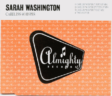 Sarah Washington : Careless Whisper (CD, Single)